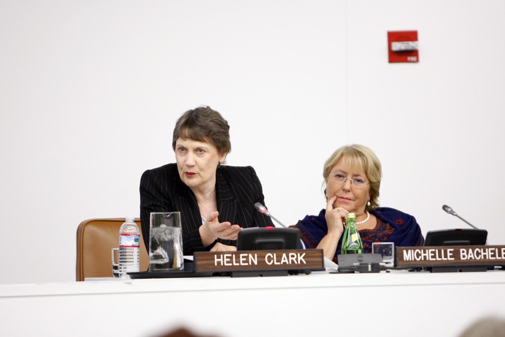 Helen Clark and Michelle Bachelet at Side Event: Women’s Political Participation. Making Gender Equality in Politics a Reality